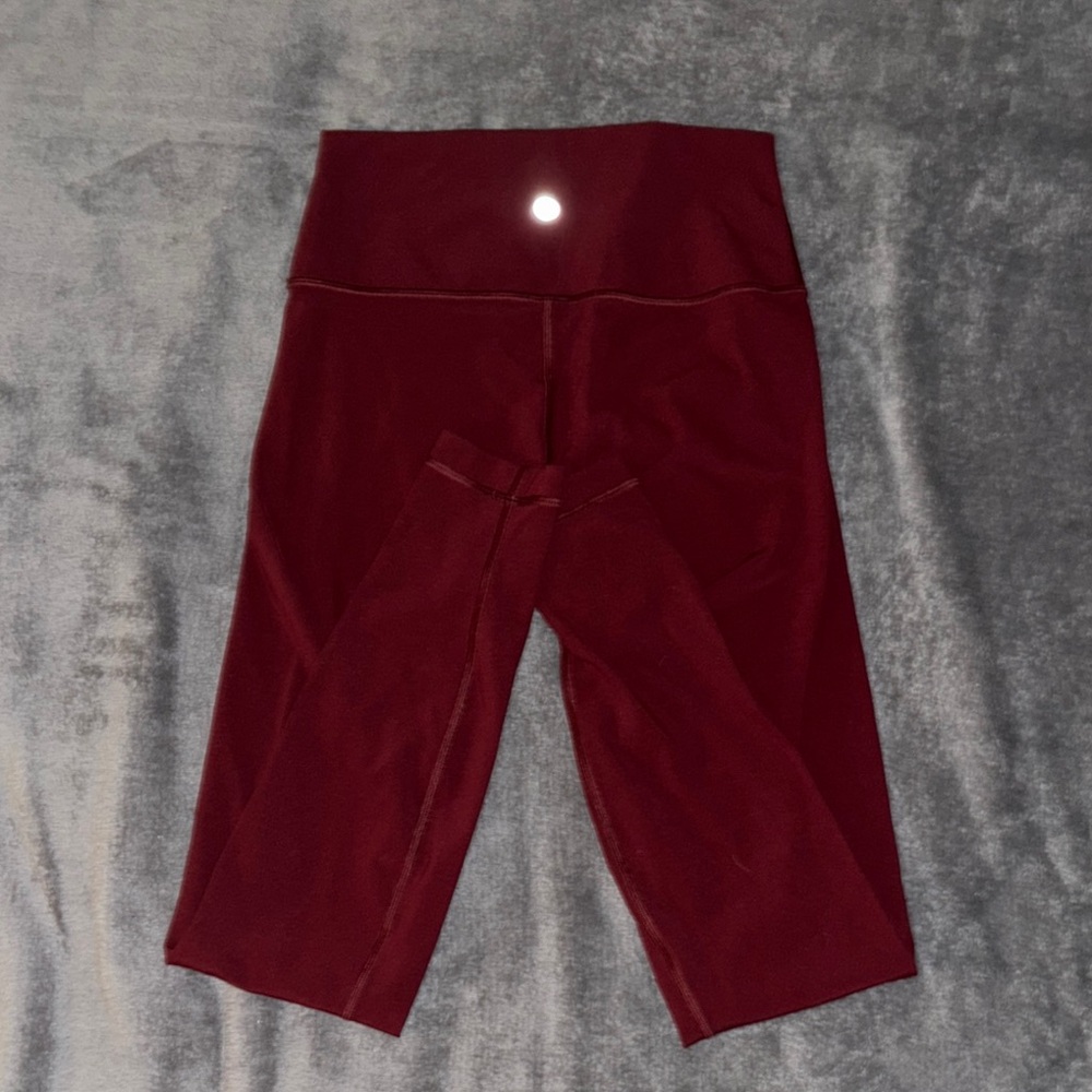 Burgundy LuLuLemon Align Leggings